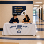 NHS Table Drape White
