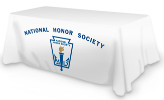 NHS Table Drape White