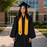NHS Gold Draped Honor Stole